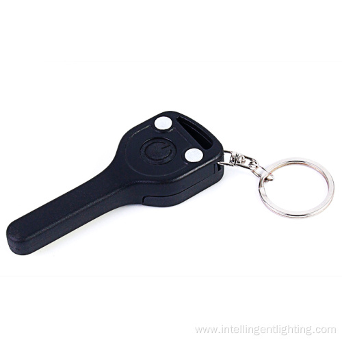 Promotional Key Shape Pocket mini COB Keychain Light